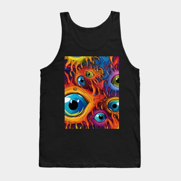 Always watching Tank Top by BloodRubyz